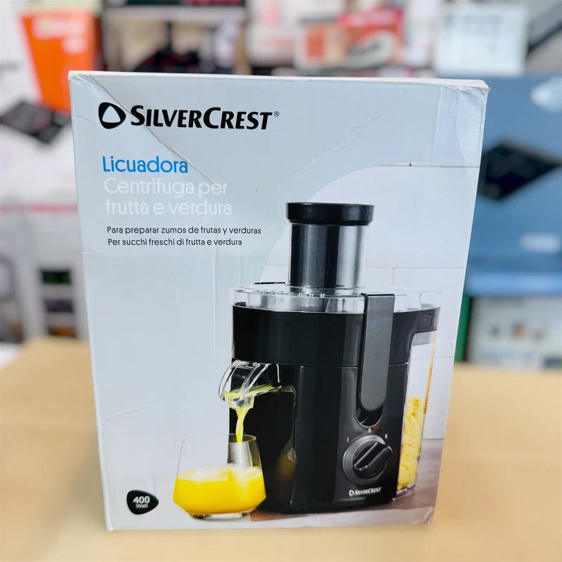 Silver Crest Electric Juicer 400W – Fruit & Vegetable Juice Extractor with Stainless Steel Filter