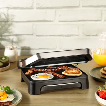 Tefal Inicio GC27B8 4-Slice Sandwich Press & Grill 2000W – Non-Stick Plates | Black