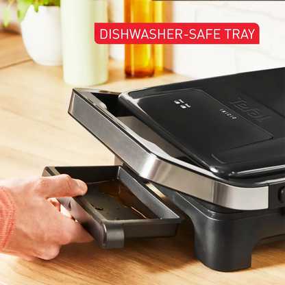 Tefal Inicio GC27B8 4-Slice Sandwich Press & Grill 2000W – Non-Stick Plates | Black