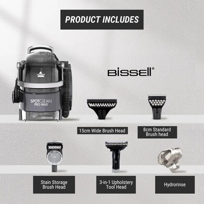 BISSELL Spot Cleaner Pro Max Vacuum Cleaner Carpet Mattress Curtain Sofa Cleaner 3617Z - SmartGatelb