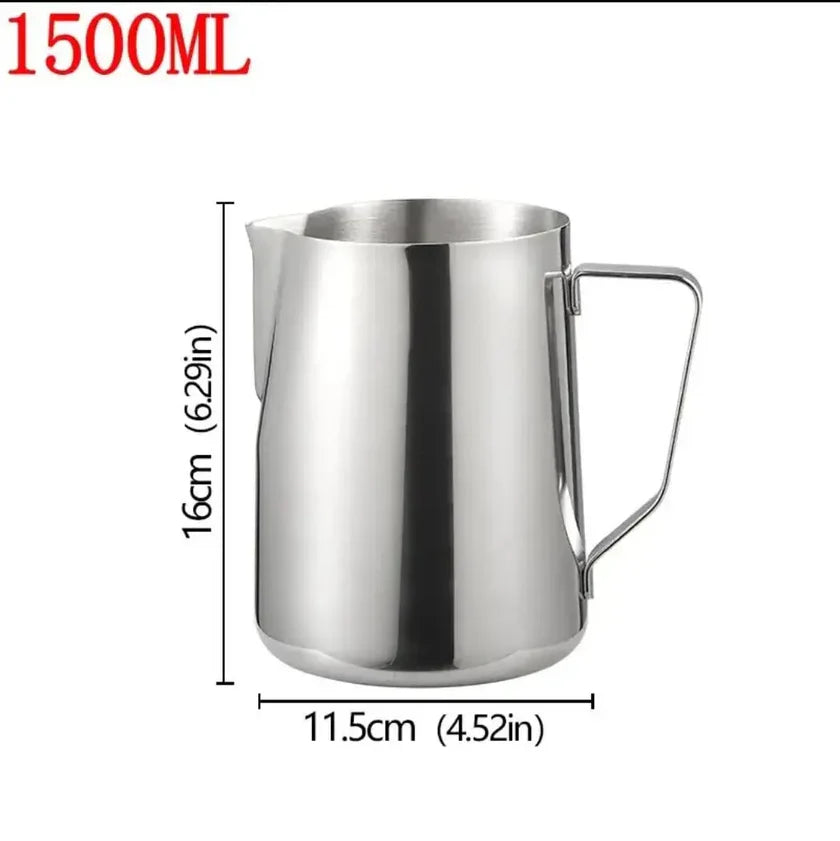 Stainless Steel Milk Frothing Cup| Barista Espresso Latte Art Jug | 350ml