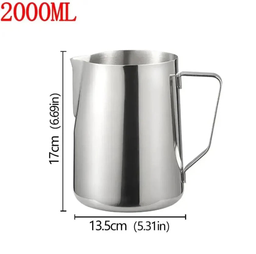 Stainless Steel Milk Frothing Cup| Barista Espresso Latte Art Jug | 350ml