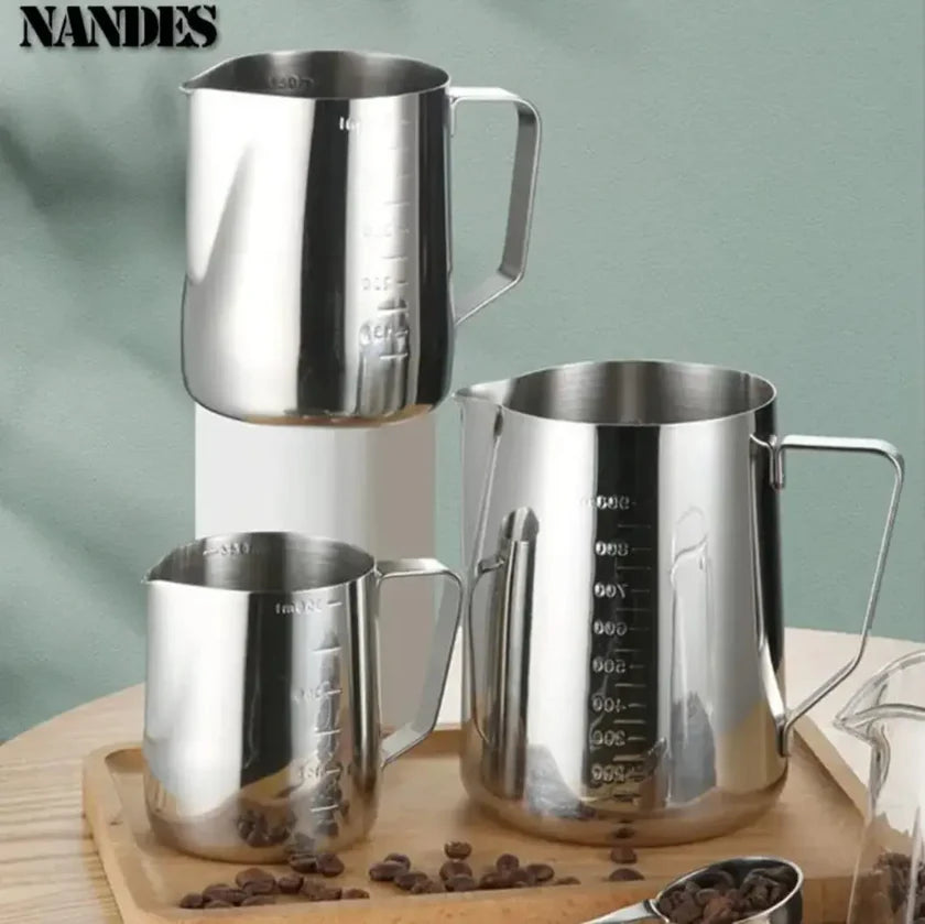 Stainless Steel Milk Frothing Cup| Barista Espresso Latte Art Jug | 350ml