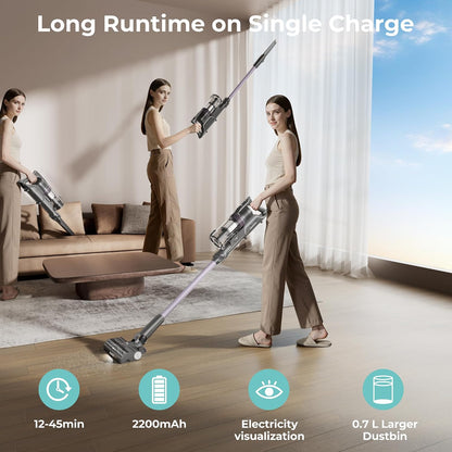 Candy by Hoover HF1 Cordless Vacuum Cleaner – CSC-50103D (B)US | Anti-Twist Technology & Up to 45-Min Runtime - Smart Gate