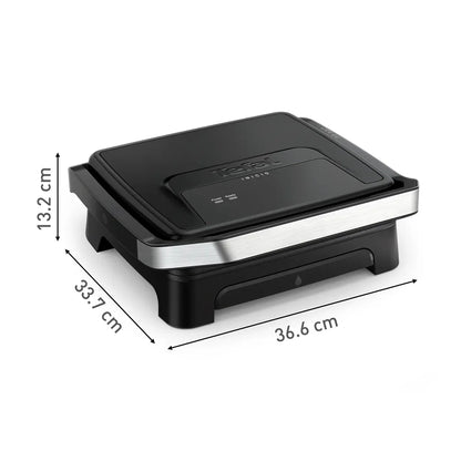 Tefal Inicio GC27B8 4-Slice Sandwich Press & Grill 2000W – Non-Stick Plates | Black