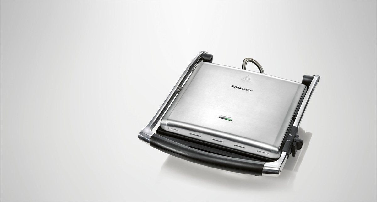 SilverCrest Panini Grill 2 in 1 – Contact Grill & Sandwich Maker - Smart Gate