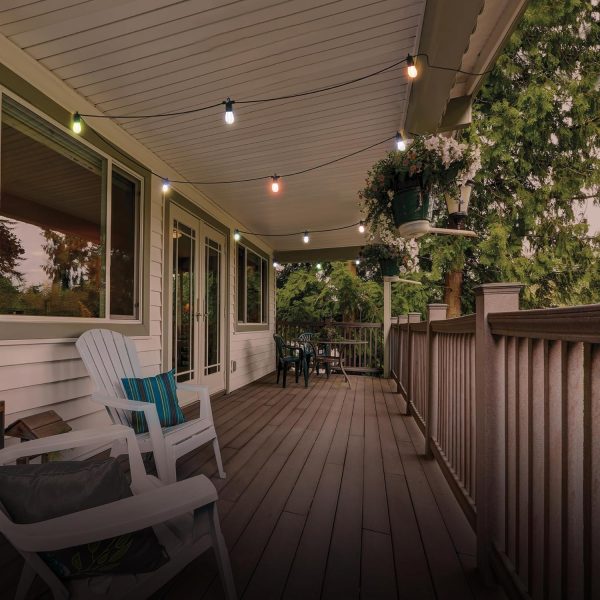 RixME Solar String Lights 10m – Waterproof Outdoor LED Bulb Lights with RGB Modes - Smart Gate