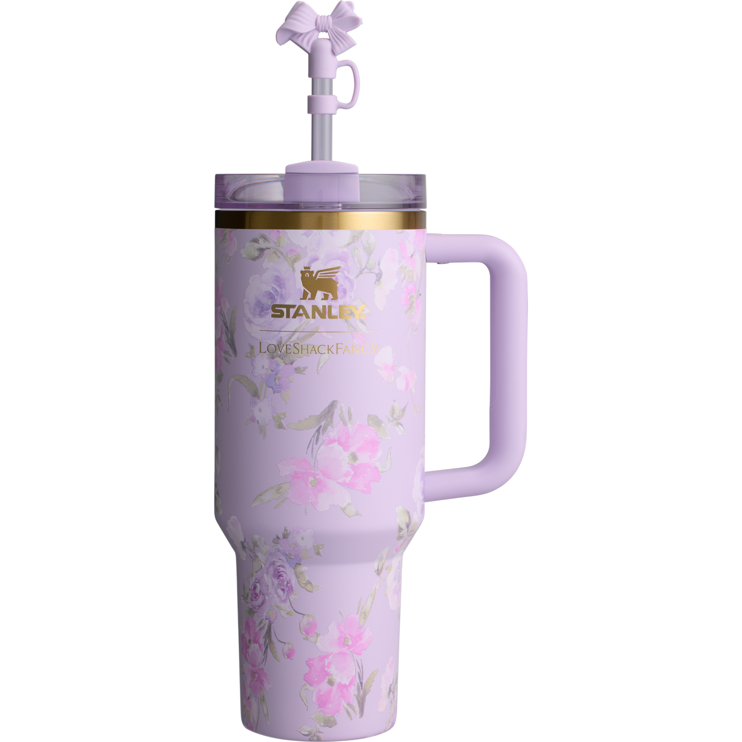 Stanley LoveShackFancy Floral Tumbler – Premium Insulated Mug with Handle & Straw - Smart Gate