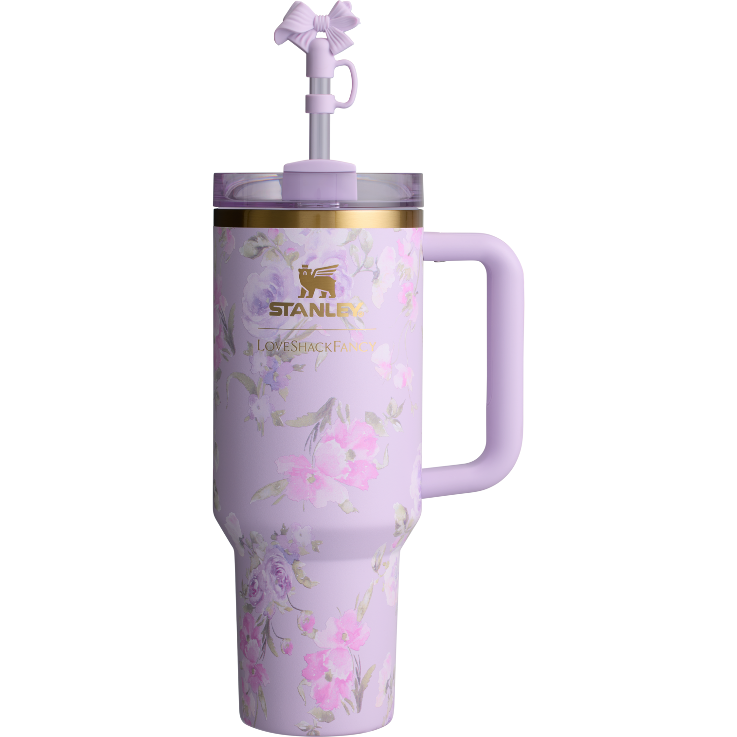 Stanley LoveShackFancy Floral Tumbler – Premium Insulated Mug with Handle & Straw - Smart Gate
