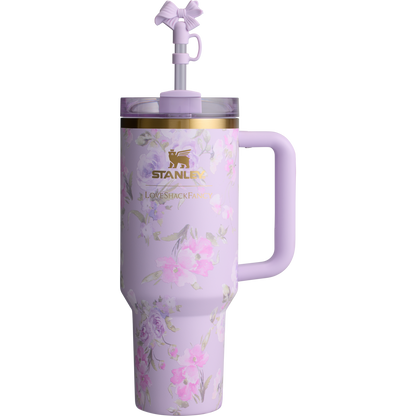 Stanley LoveShackFancy Floral Tumbler – Premium Insulated Mug with Handle & Straw - Smart Gate