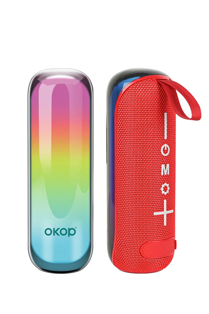Okop Bluetooth Speaker Portable mini sound grenade with RGB light KP-558 With Radio - SmartGatelb
