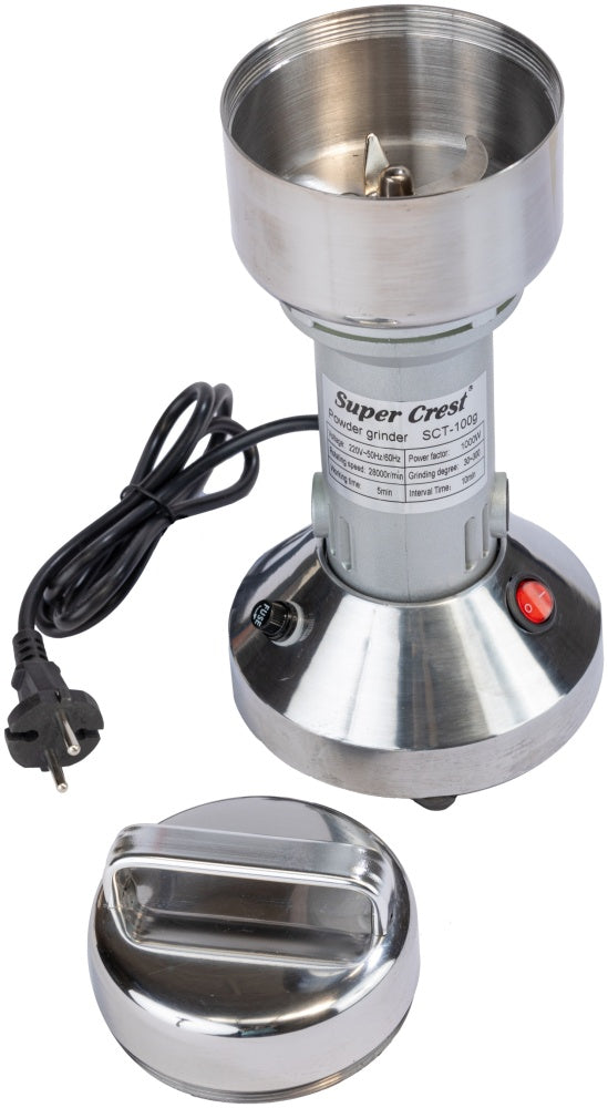 Super Crest GrinderSCT-100g silver - SmartGatelb