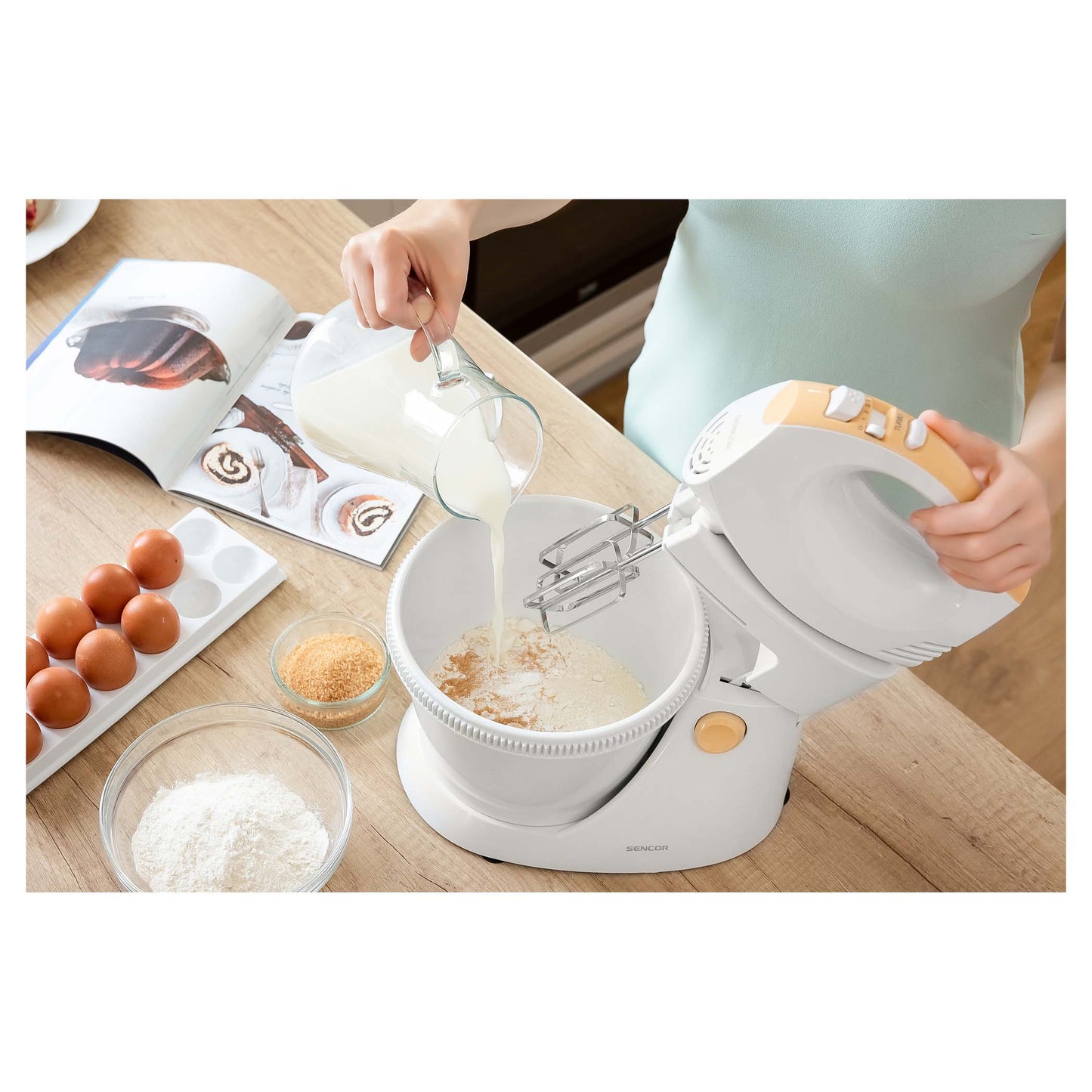 SENCOR SHM 5330 HAND MIXER WITH A ROTATING BOWL - SmartGatelb