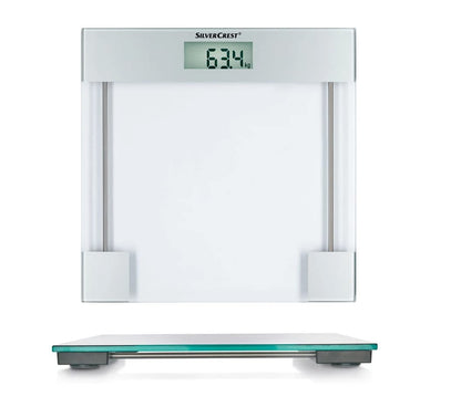 Silvercrest Digital Display Scales Up to 180 kg with Step-on Function 4 Sensor Technology - SmartGatelb