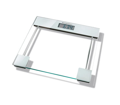 Silvercrest Digital Display Scales Up to 180 kg with Step-on Function 4 Sensor Technology - SmartGatelb
