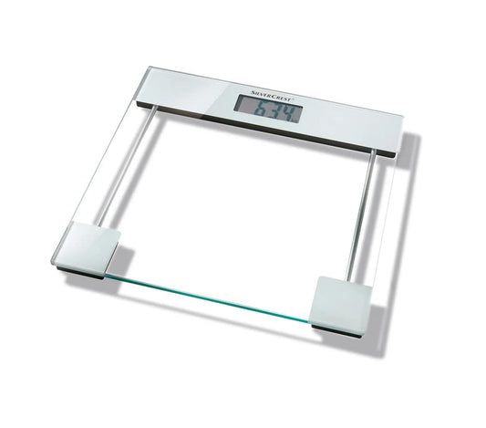 Silvercrest Digital Display Scales Up to 180 kg with Step-on Function 4 Sensor Technology - SmartGatelb