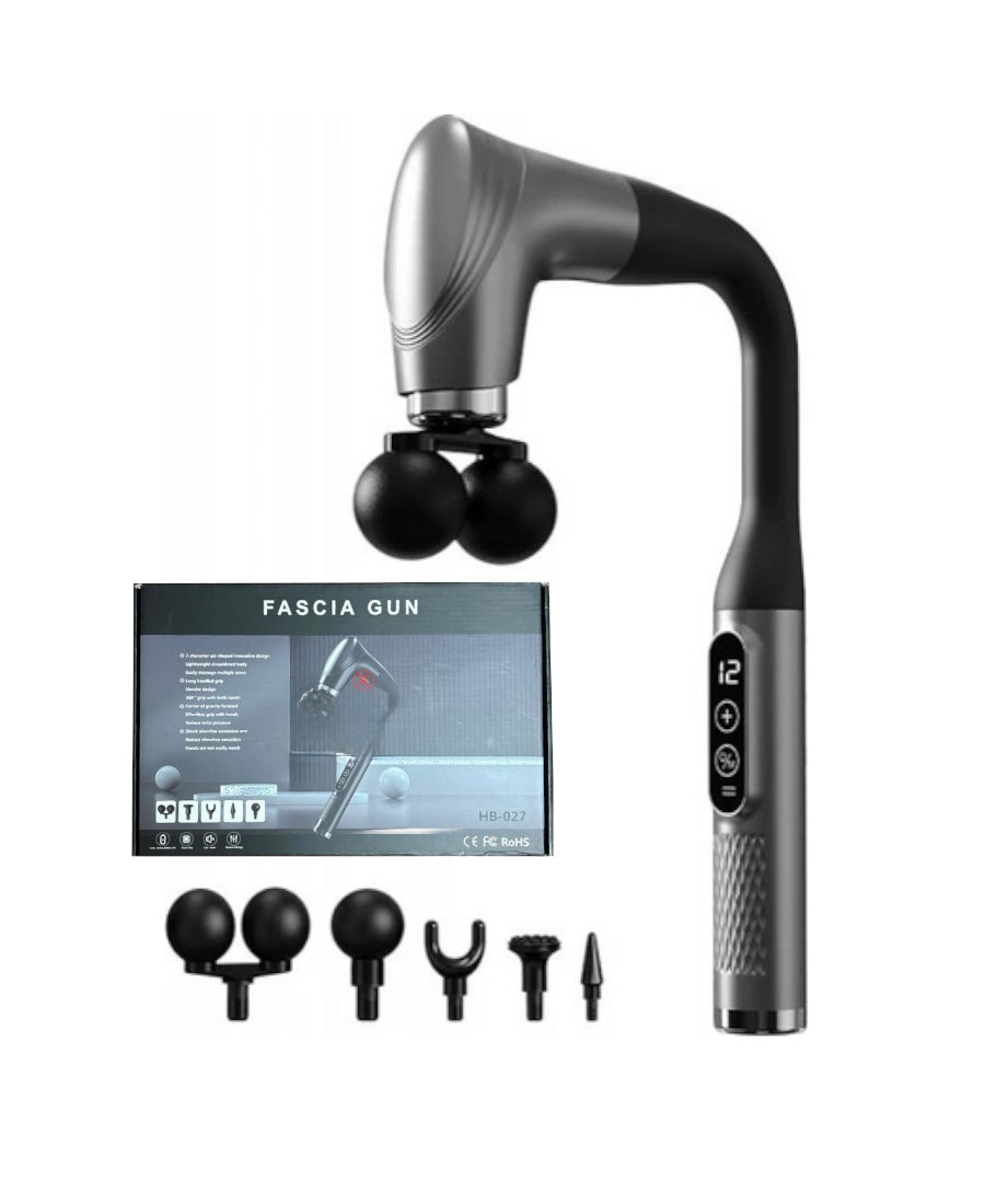 Massage Gun with Extension Handle HB-027 – Deep Tissue Massager with Long Reach - Smart Gate
