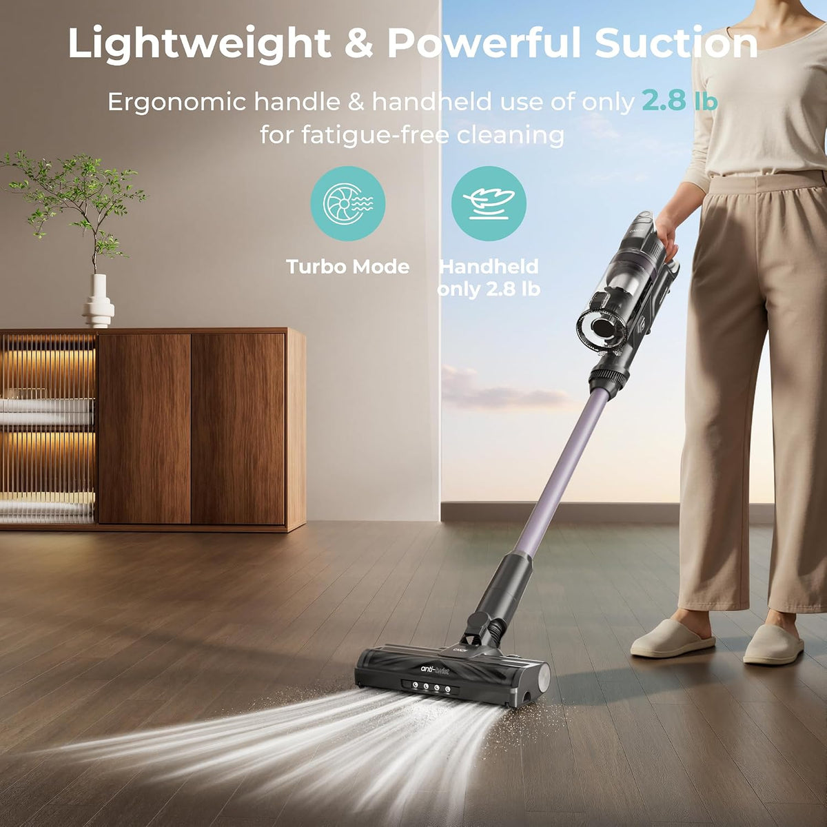 Candy by Hoover HF1 Cordless Vacuum Cleaner – CSC-50103D (B)US | Anti-Twist Technology & Up to 45-Min Runtime - Smart Gate