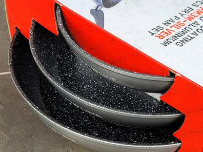 Royalty Line RL-FM3F-Black 3-piece frying pan set - SmartGatelb