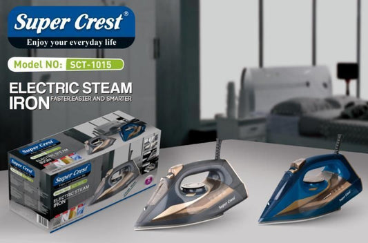 Super Crest SCT-1015 Electric Steam Iron - SmartGatelb