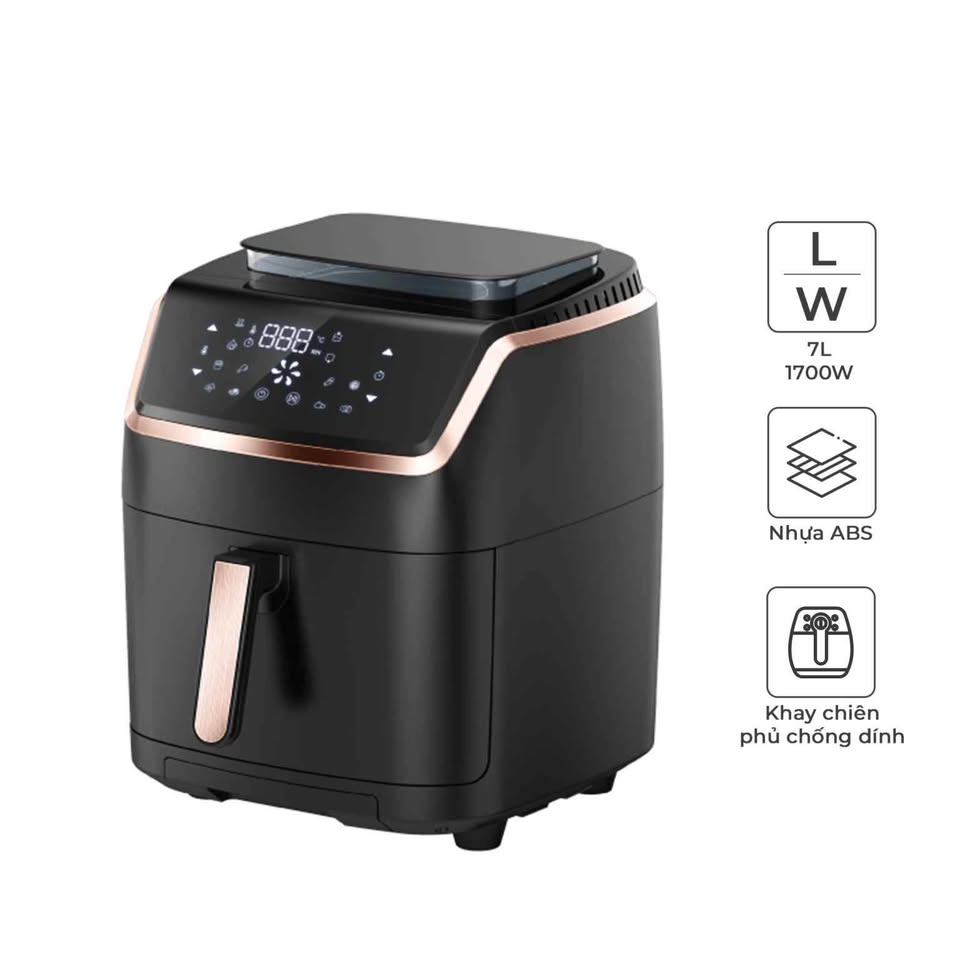 Magic ECO S-07 PRO Steam Air Fryer 7L – Fry, Steam & Bake with Touch Control 1700W - Smart Gate