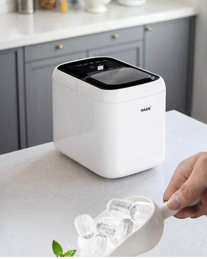HAAN Countertop Ice Maker | 150W | UV Sterilization | 9 Ice Cubes Every 6–8 Min - SmartGatelb