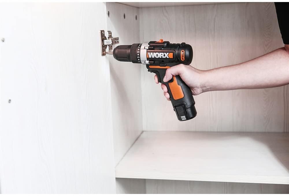 Worx Cordless Drill 12V High Capacity Battery With 2 Batteries - SmartGatelb