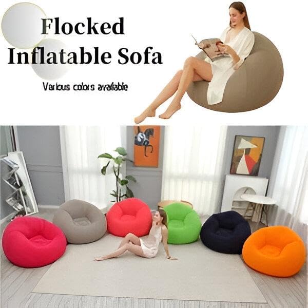 Inflatable Lazy Sofa Air Lounger – Portable Relax Chair for Indoor & Outdoor Use - Smart Gate