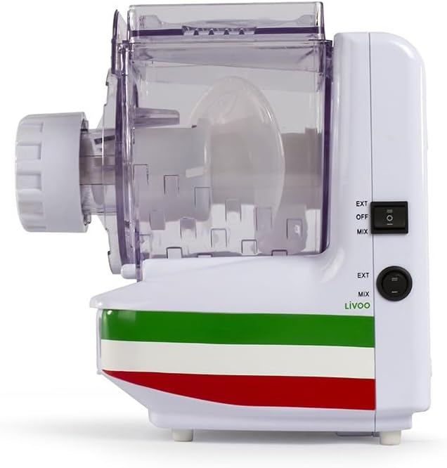 LIVOO DOP101 Automatic Pasta Maker 180W – Fresh Pasta Machine with 10 Pasta Shapes