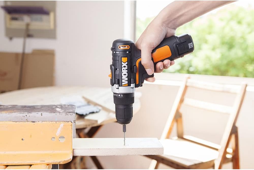 Worx Cordless Drill 12V High Capacity Battery With 2 Batteries - SmartGatelb