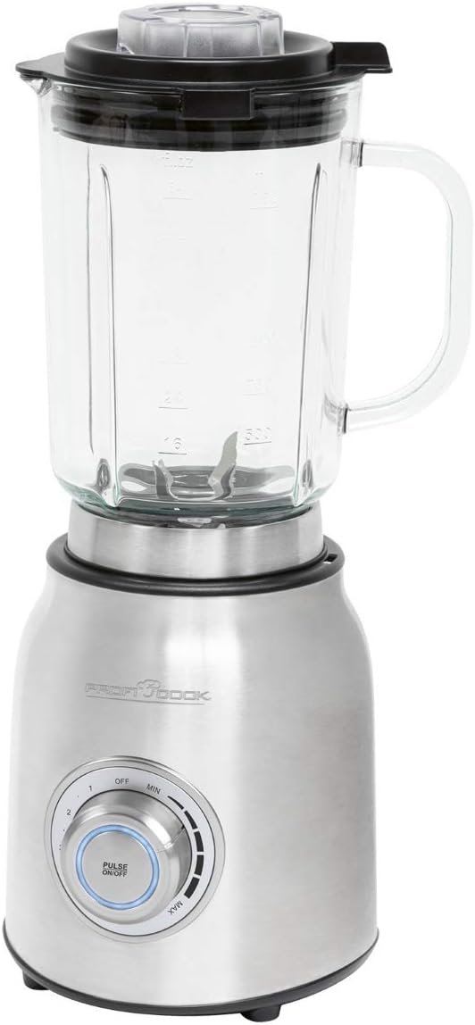 ProfiCook PC-UM 1207 Universal Mixer | 3 Levels | 1.75 Litre Glass Container | 1200 Watt