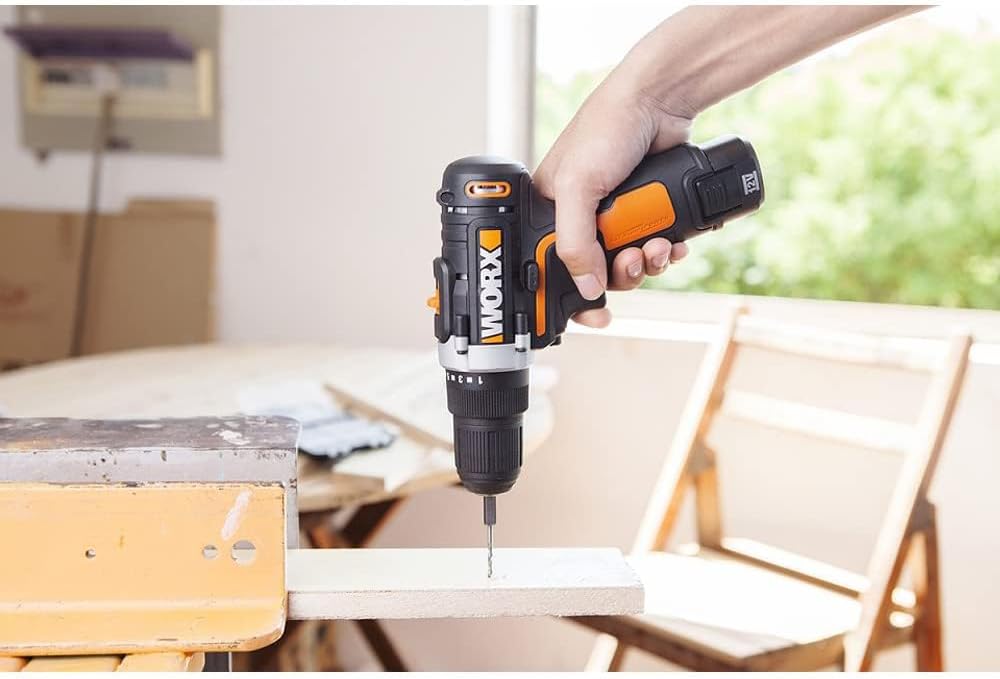 Worx Cordless Drill 12V High Capacity Battery With 2 Batteries - SmartGatelb