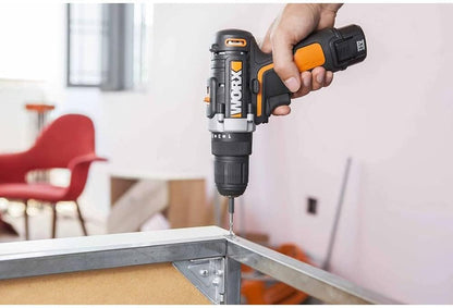 Worx Cordless Drill 12V High Capacity Battery With 2 Batteries - SmartGatelb