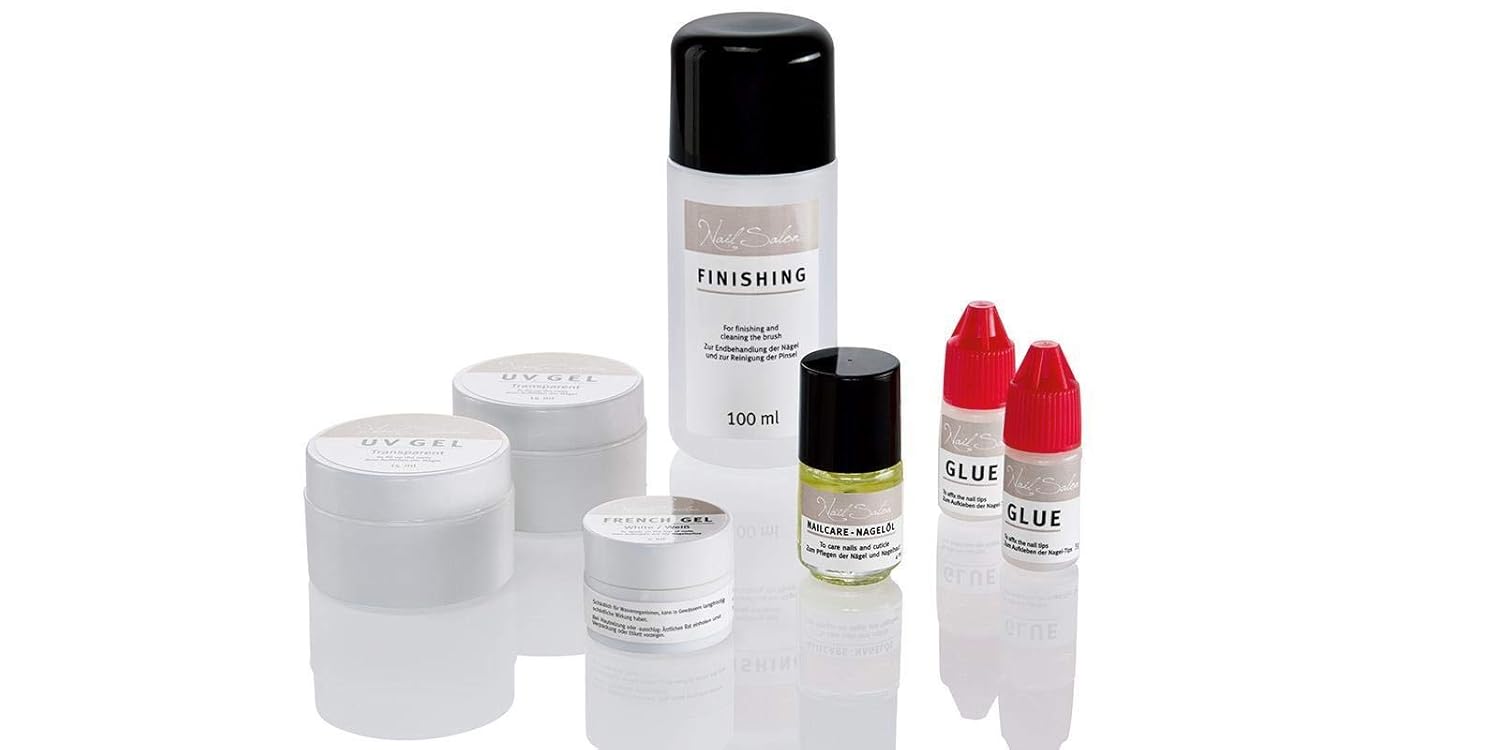 Silvercrest Nail Studio Set for Gel Nails UV Gel Nail Studio Starter Set UV Lamp Starter Set - Complete Starter Kit with 217 Pieces - SmartGatelb