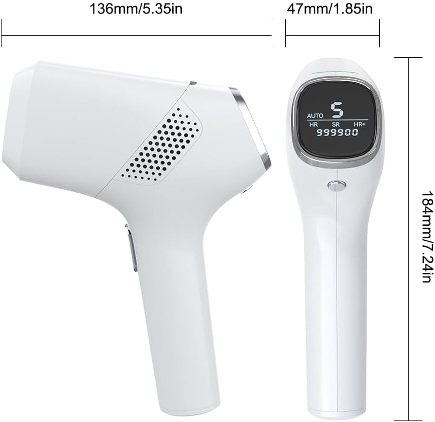 Home Use IPL Hair Removal Device IGBT Hair Removal for Women Permanent Hair Removal Painless Professional Hair Remover for Body Face and Bikini 999900 Flashes - SmartGatelb