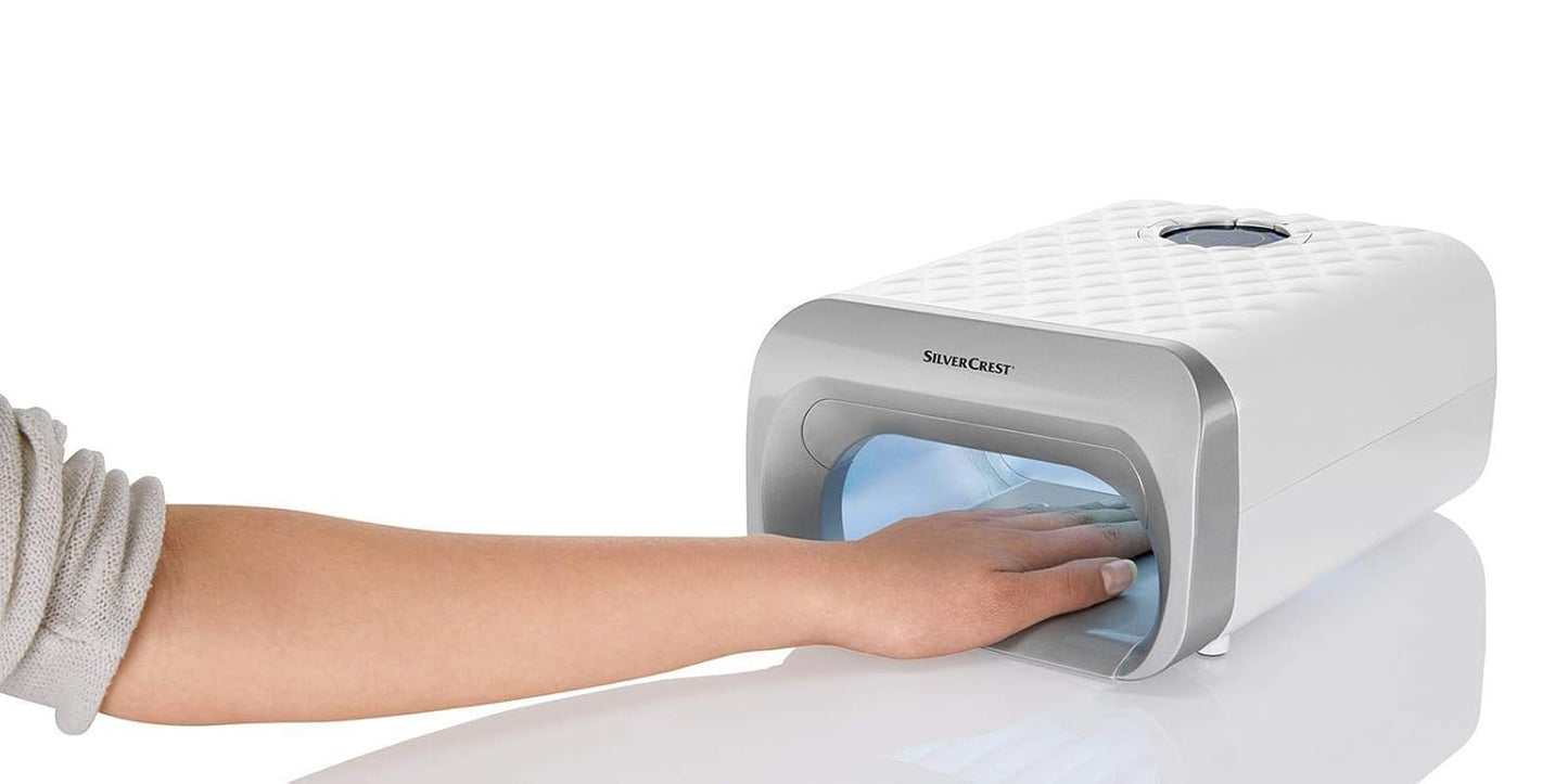 Silvercrest Nail Studio Set for Gel Nails UV Gel Nail Studio Starter Set UV Lamp Starter Set - Complete Starter Kit with 217 Pieces - SmartGatelb