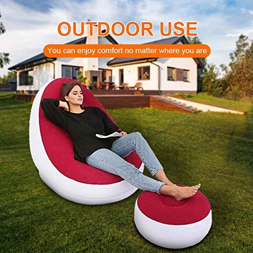 Inflatable Round Sofa Chair – Modern Air Lounge Seat for Home Comfort - Smart Gate