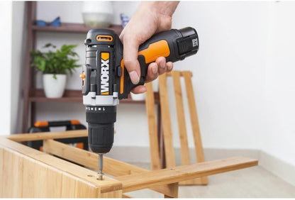 Worx Cordless Drill 12V High Capacity Battery With 2 Batteries - SmartGatelb