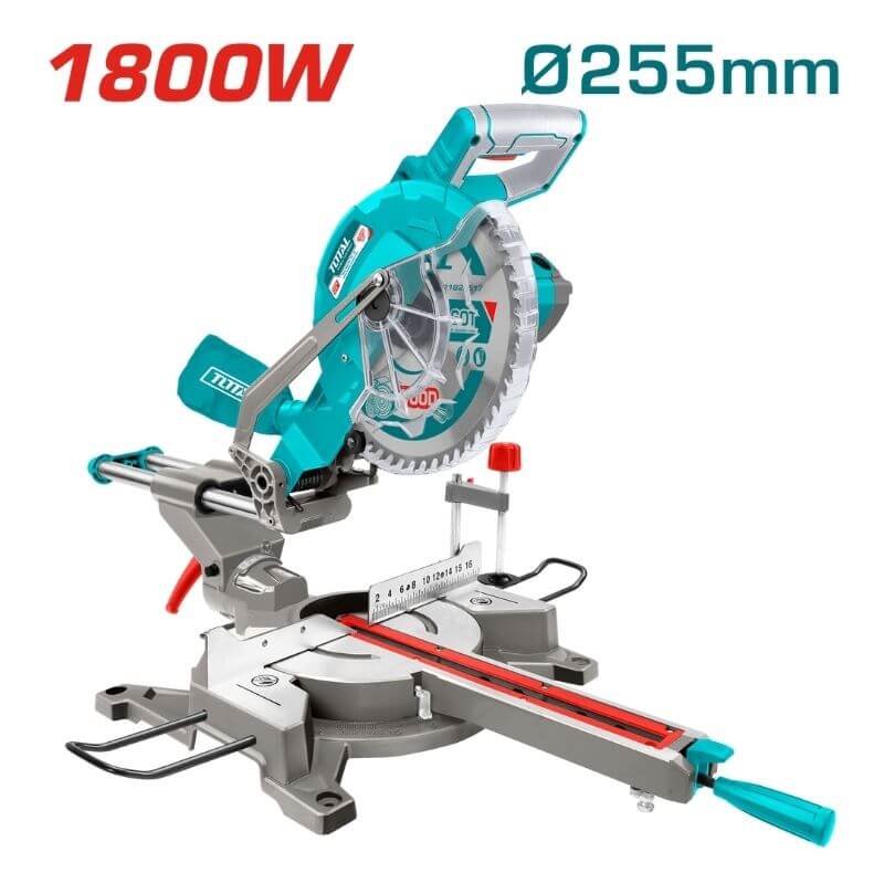 Total Tools Mitre Saw 1800W 255mm TS421825517 - SmartGatelb