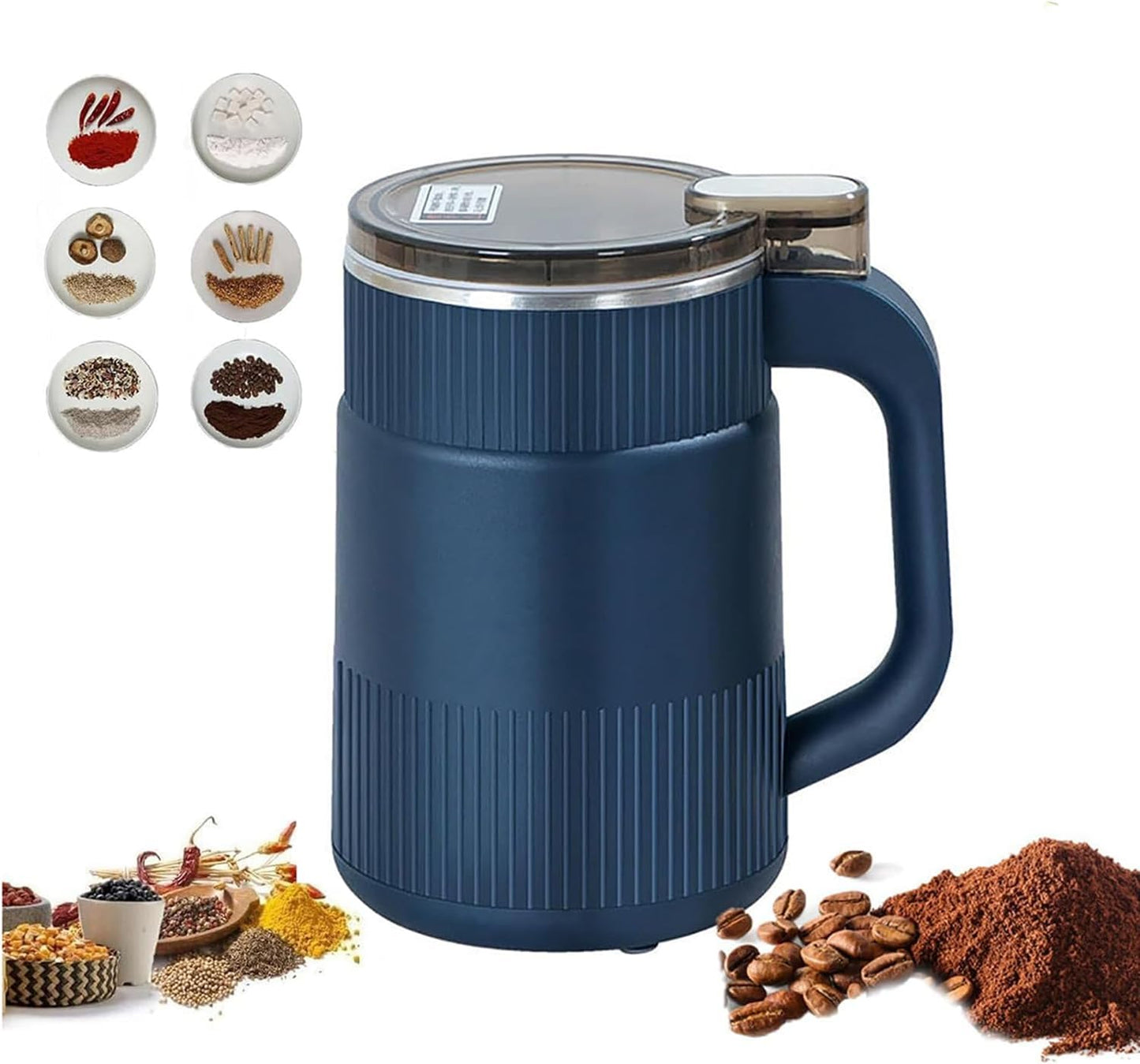 SENAO 800ml Electric Food Grinder – Multifunctional Stainless Steel Chopper with Powerful Motor