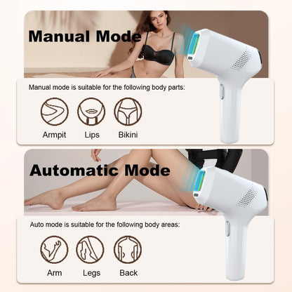 Home Use IPL Hair Removal Device IGBT Hair Removal for Women Permanent Hair Removal Painless Professional Hair Remover for Body Face and Bikini 999900 Flashes - SmartGatelb