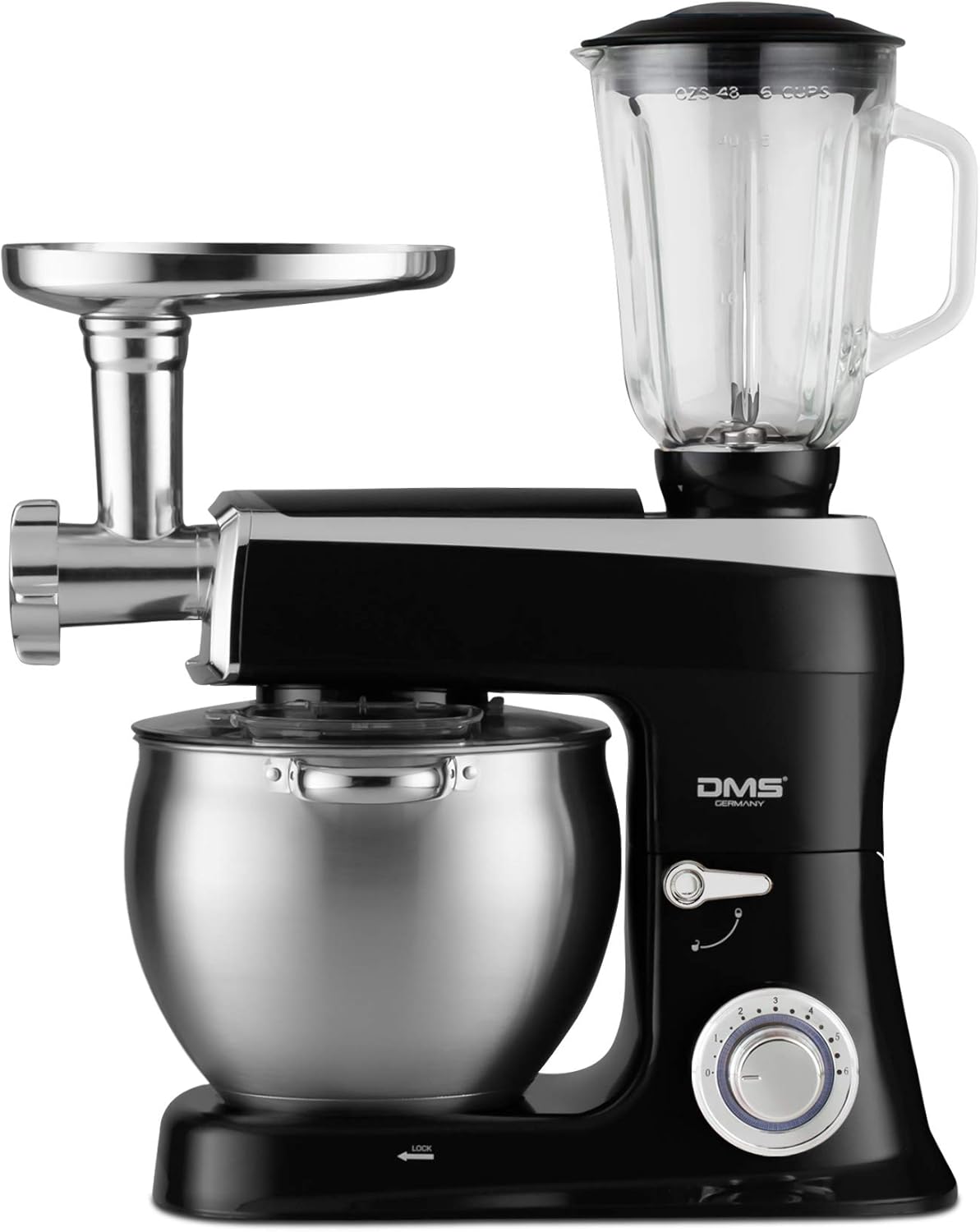 DMS 3-in-1 Food Processor Mixing Machine 9L Stainless Steel Bowl Stand Mixer - SmartGatelb