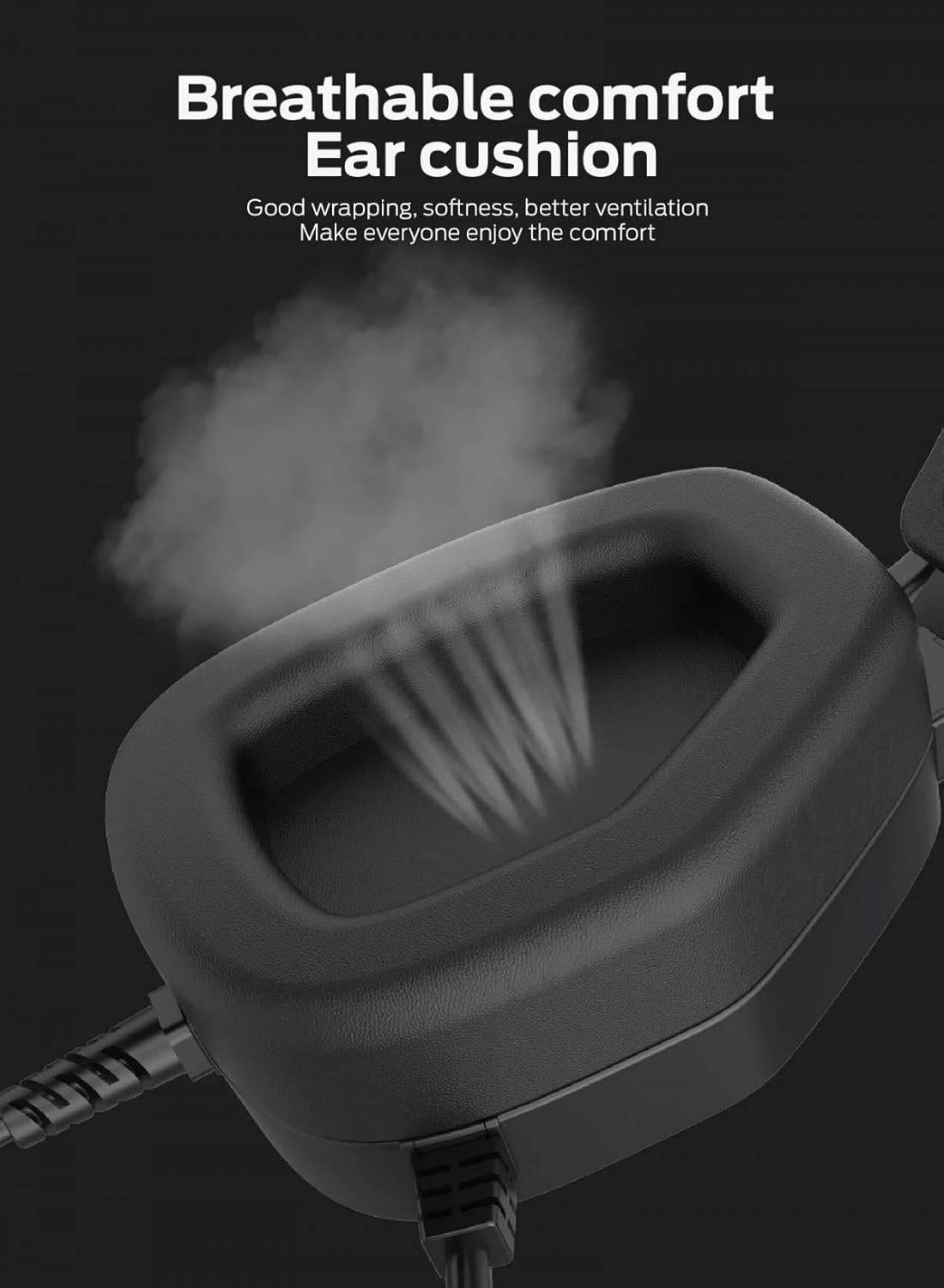 Monster AiRMARS N5 Lite Gaming Headset – 7.1 Virtual Surround, RGB Lighting, Comfortable Fit