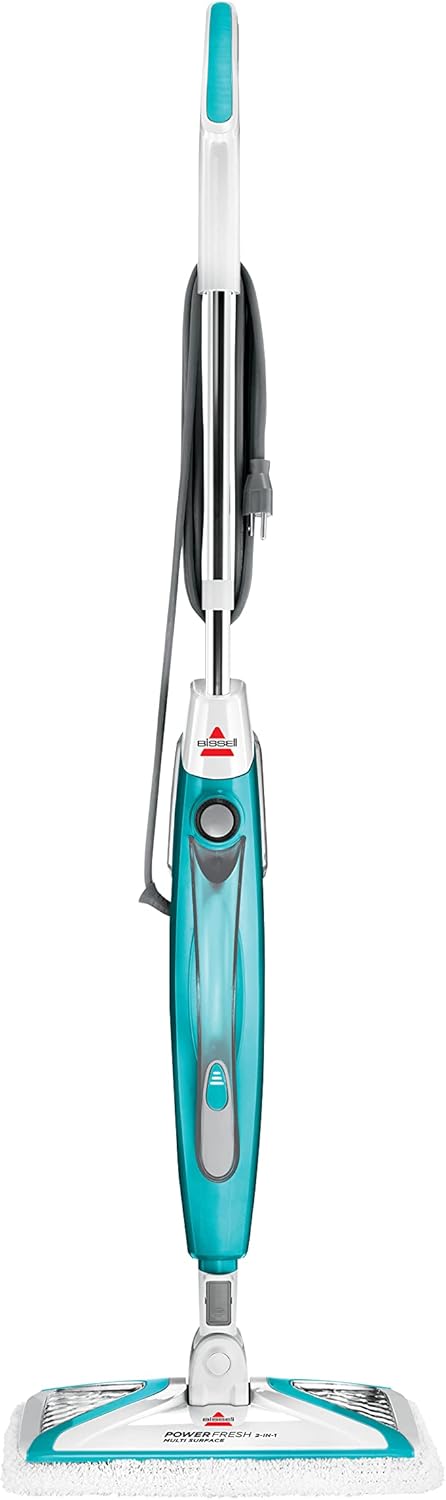 PowerFresh 2-in-1 Lightweight Steam Mop, Sanitizes Hard Floors & Hard Surfaces with On-Demand Steam - SmartGatelb