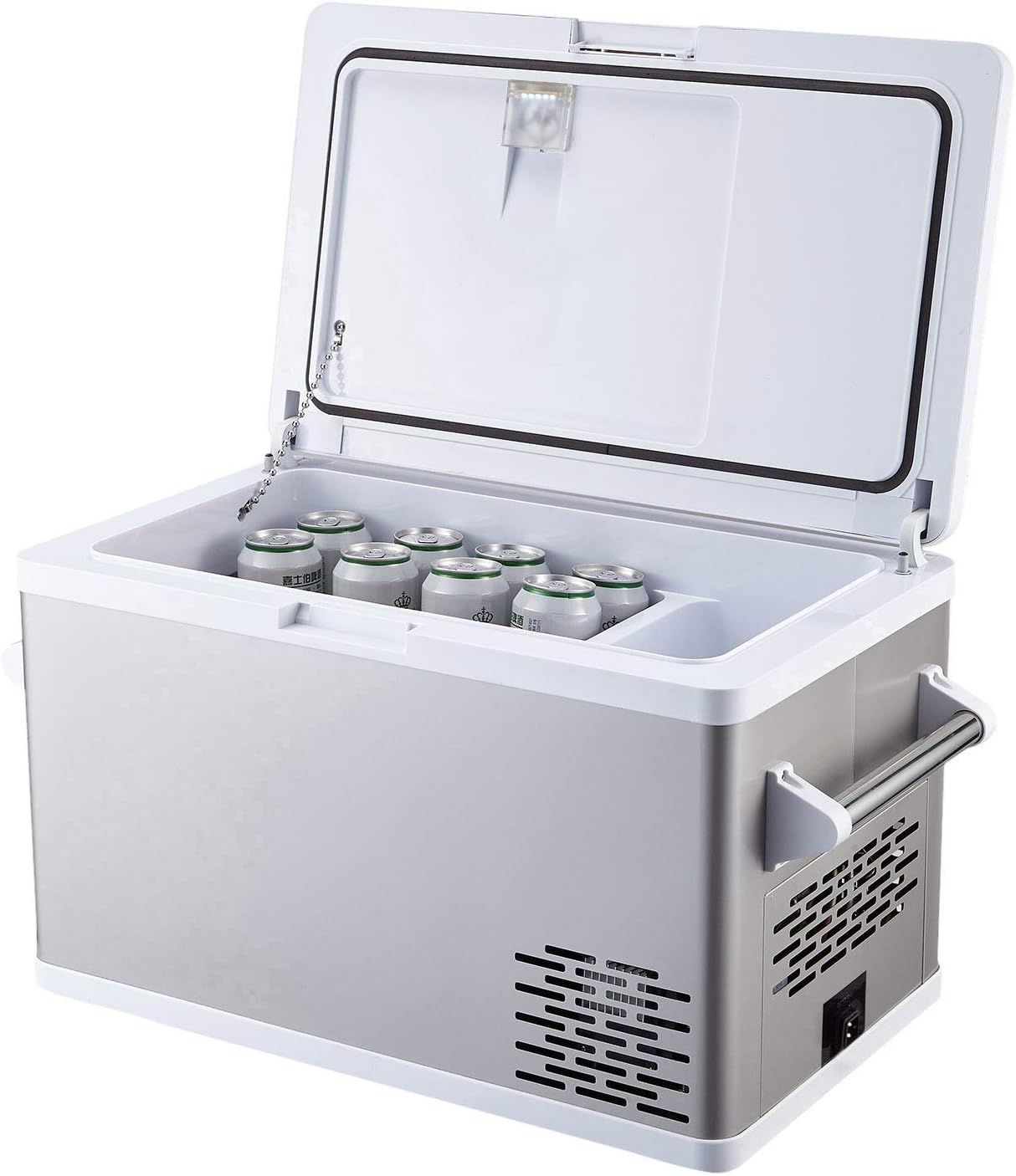 Ausranvik 42L Portable Fridge Freezer  Dual-Zone | –20°C Cooling | 12/24V & 110–240V Compatible | Car, Camping & Home Use