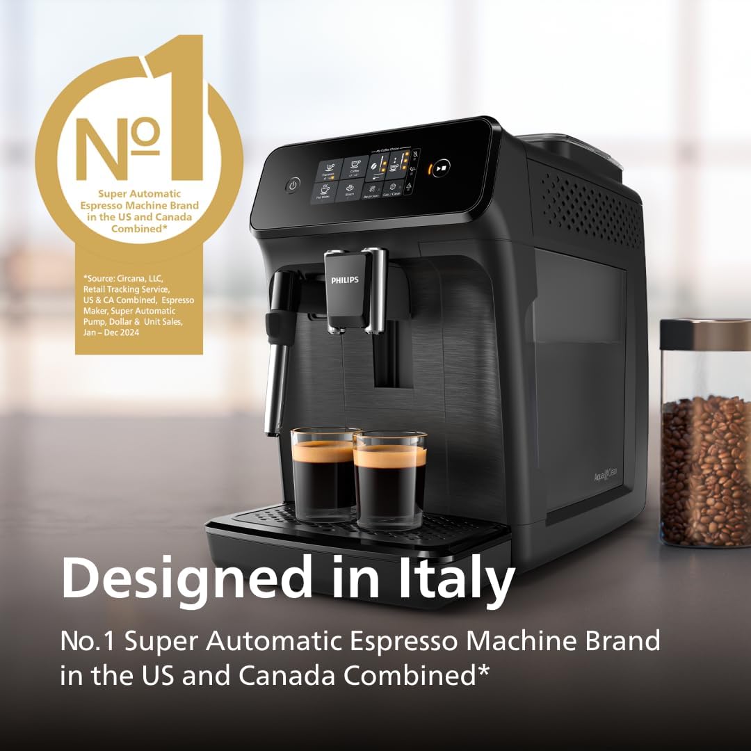 Philips Series 1200 Fully Automatic Espresso Machine (EP1220/04) - Smart Gate