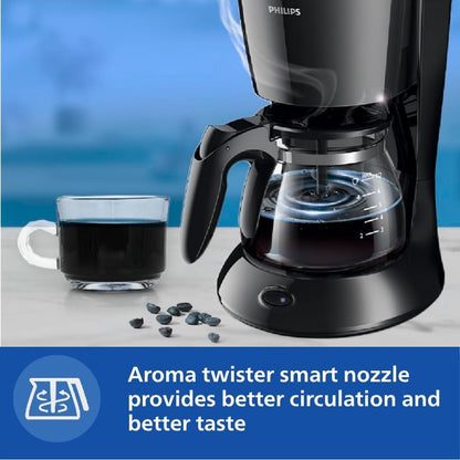 Philips HD7432 Coffee Maker – Compact Drip Coffee Machine with Aroma Twister - Smart Gate