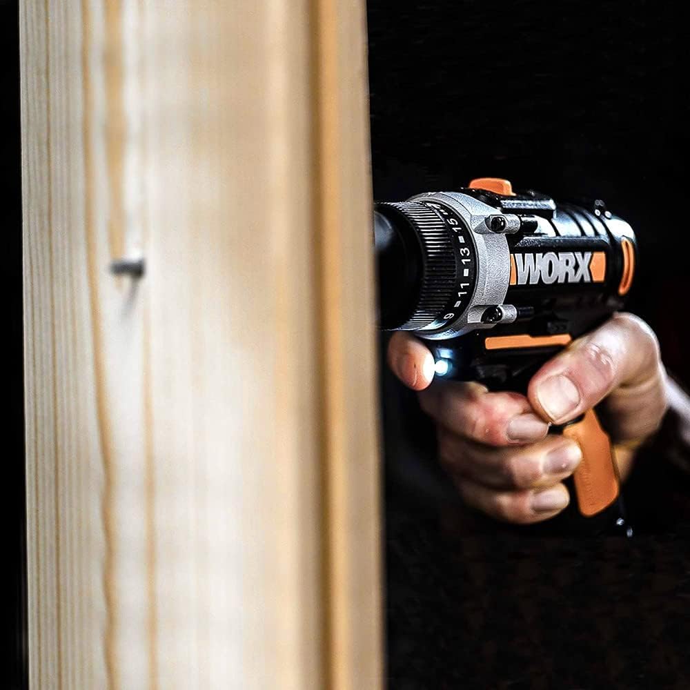 Worx Cordless Drill 12V High Capacity Battery With 2 Batteries - SmartGatelb