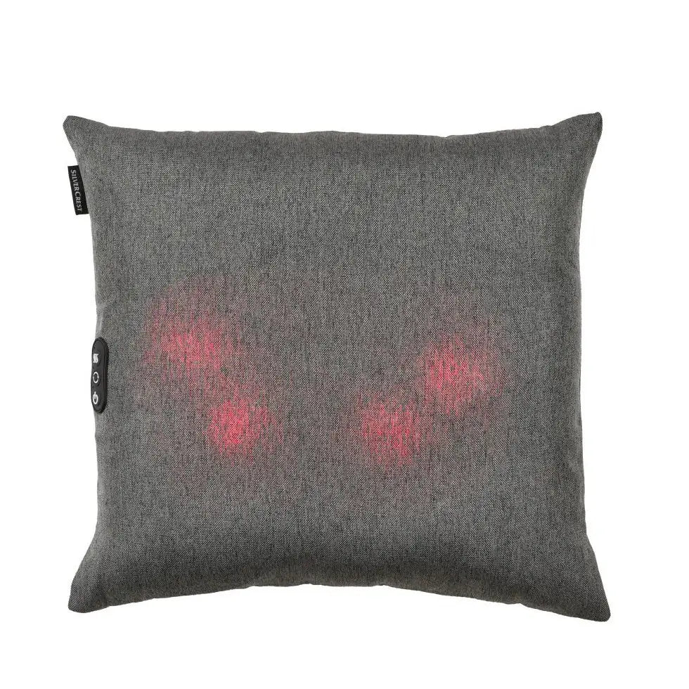 Silver Crest Shiatsu Neck & Back Massage Pillow – Deep Tissue Massager with Heat Function - Smart Gate