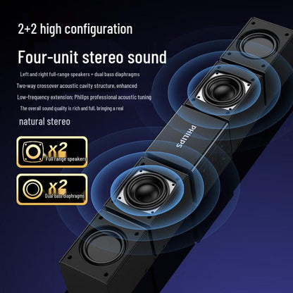 Philips SPA5600 Bluetooth Gaming Desktop Speaker with RGB Lights & Powerful Sound - Smart Gate